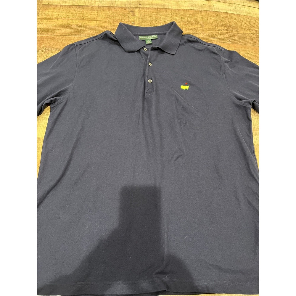 Men's Masters Collection Blue Polo  Sz XL (2874)